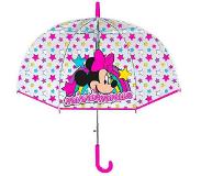 Disney Kinderparaplu Minnie Mouse 42 Cm Pvc Transparant