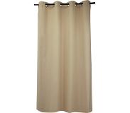 Inspire - Dekkend gordijn SUNNY - B.140 x H.280 cm - gordijnen met oogjes - katoen - beige