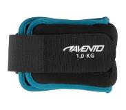 Avento Pols/Enkel Gewicht Neopreen - 2x 1.0 kg - Zwart/Blauw