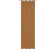 Inspire - verduisterende gordijnen - dekkend gordijn DANAE - B.140 x H.280 cm - gordijnen met oogjes en lussen - linnen - oranje