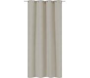 Inspire - verduisterende gordijnen - dekkend gordijn AREL - B.140 x H.280 cm - gordijnen met oogjes - polyester - donkerbeige