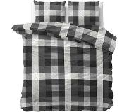 Dreamhouse Dekbedovertrek Dreamhouse Steef Anthracite Flanel-240 x 200 / 220 cm | Lits-Jumeaux