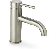 Blaufoss Round wastafelkraan Brushed CoolMetal