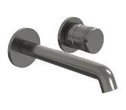 Blaufoss Pavilion inbouw wastafelkraan Brushed GunMetal