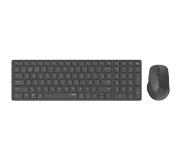 Hama 9700M toetsenbord QWERTY Duits Grijs