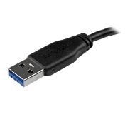 StarTech.com USB3AUB15CMS USB-kabel 0,15 m USB 3.2 Gen 1 (3.1 Gen 1) USB A Micro-USB B Zwart