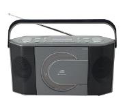 Soundmaster RCD1770AN Koffer DAB+, FM radio met CD speler zilver, zwart