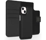 Accezz Premium Leather 2 in 1 Wallet Bookcase voor de iPhone 13 Mini - Zwart