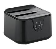 Conceptronic DDE02B storage drive docking station USB 3.2 Gen 1 (3.1 Gen 1) Type-B Zwart