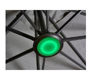 Platinum Parasolverlichting LED veelkleurig zwart zonwering - Platinum