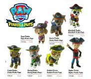 Paw Patrol Speelset piraten - speelfiguren 7 stuks - 7 cm Ryder- Chase - Rubble- Sky- Zuma- Marshal- Rocky