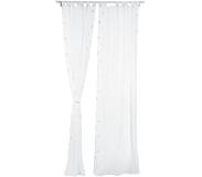 Roba Gordijnset Little Stars 250 Cm Polyester Wit 2 -Delig
