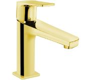 Sanexo Wastafelmengkraan Lambro Opbouw Rond Met Hendel Goud