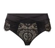 Hunkemoller Hoge string Hannako Zwart Dames | Maat: XS