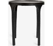 Sissy-Boy Zwarte aluminium bijzettafel hoog