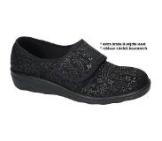 Westland -Dames - zwart - pantoffels - maat 40