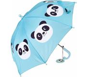 Rex London Paraplu Miko de Panda - Blauwe Kinderparaplu met leuke pandabeer