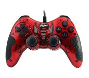 Dolphix USB gamecontroller met 1.8m draad - voor PC – Rood
