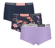 Vingino Hipster-G-WO22 FLOWER 3PACK Meisjes Onderbroek - Maat 110/116