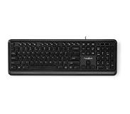 Nedis Bedraad Toetsenbord VS Layout (VS Engels) - USB-A | QWERTY |Numeriek Toetsenbord