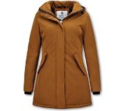 Matogla Dames Winterjas Parka - Slim Fit - Bruin