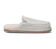 Mou Dames Pantoffels Slipper Full Eskimo Stitch - Zilver - Maat 37