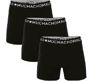 Muchachomalo - Basis Collectie Jongens Boxershorts - 3-PACK - Zwart/Zwart/Zwart - 104