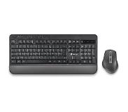 NGS SPELL KIT toetsenbord USB + Bluetooth AZERTY Frans Inclusief muis Zwart