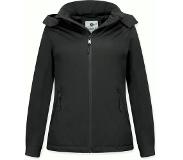 Beluomo Korte Dames Winterjas - Slim Fit - Met Capuchon - Zwart