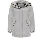 Matogla Dames Winterjas Parka - Slim Fit - Beige