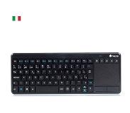 NGS TV Warrior, QWERTY, IT toetsenbord RF Draadloos Italiaans Zwart