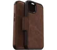 Otterbox Strada Apple iPhone 14 Book Case Leer Bruin