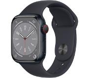 Apple Watch S8 + Cellular - 45mm Aluminium - Midnight - Midnight Sportband
