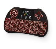 Savio Verlicht mini draadloos toetsenbord RGB TV Box, Smart TV, consoles, PC KW-03