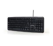 Gembird KB-U-103-PT toetsenbord USB Portugees Zwart
