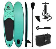 Pacific DUOSET! Pacific 6-delige Sup board set - 285cm - Premium Versie - Opblaasbare Paddle Board - Stevige kwaliteit - Max. 100kg
