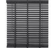 Woonexpress Jaloezie Hout Zwart - 100x130x5 cm