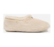 Nortenas Pantoffels beige Imitatiebont 270252 Maat 39