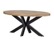 Mangohout Online Eettafel Tulsa | Mangohoutonline hout naturel 180x100x78 cm eettafels | NADUVI
