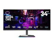 Cooler Master Gaming GM34-CWQ ARGB 86,4 cm (34 inch) 3440 x 1440 Pixels UltraWide Quad HD LED Zwart