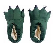 La Señorita Draak sloffen Dino pantoffel groen maat 28/29 bij Dino verkleedpak Draak verkleedkleding