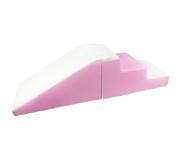 KIDKII Trap en glijbaan kunstleer oud roze
