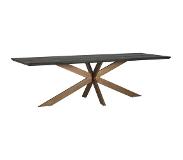 Richmond Eettafel Blackbone brass 260 (Black rustic) (Groen, 260.0x100.0x76.0cm)