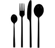 Pomax | 16-delige bestekset Osawa rvs zwart 18x cm besteksets | NADUVI
