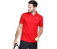 Nike Dri-FIT Solid Polo Heren - Polo's Rood M