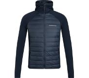 Peak Performance Jas Peak Performance Men Down Hybrid Hood Jacket Blue Shadow-M