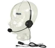 Midland Headphone With Arm Microphone Ma 35 L Zwart