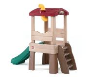 Step2 Lookout Treehouse Speeltoestel met glijbaan Speeltoren van plastic / kunststof voor kleine tuin