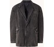 Diesel D-Blaz regular fit colbert van denim met klepzakken
