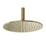Blaufoss Round 300 rond regendouchekop met plafond douchearm 30 cm Brushed Champagne Gold